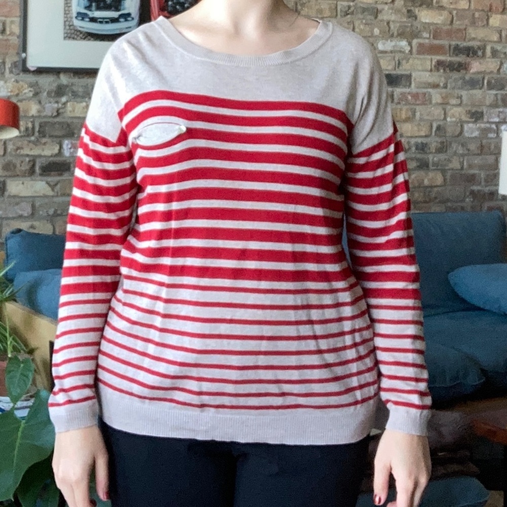 Everly striped sweater
